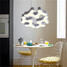 Living Room Bedroom Modern Contracted Pendant Lights Office Metal Led Dining Room - 4