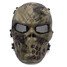Full Face Skull Mask Airsoft Gear Paintball Tactical Outdoor Protection - 3