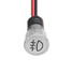 Dash Panel Warning 12V Pilot Light Indicator LED 16mm - 8