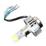 H4 Motorcycle Headlight Lamp 18W 6000K White Beam LED 1800LM Hi Lo - 2