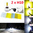 H10 Car Canbus 20W Fog Headlight Color LED DIY 2000LM Play 2 X - 2