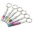 Chrome Copper Plating Tube LED Keychain Neon Bright Colorful Car Static Eliminator Anti Static - 1