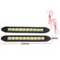 Flexible Light COB Silicone 10 LED Lamps 16W 2x Car DRL Driving Daytime Running - 2