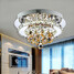 Crystal Steel Amber Room Stainless Hallway Ceiling Light Living Room - 1