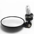 Handle Bar Circular Mirrors Foldable Motorcycle Aluminum - 2