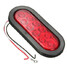 LED Car Tail Lamp Light Rear Oval Stop Turn 6 Inch Sealed - 6
