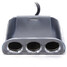 USB Interface Way Car Cigarette Lighter Socket 120W - 1