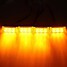 Emergency Light Amber White Bars Warning Strobe Flash Car Lamp 24LED - 3