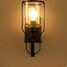 Retro Iron Wall Lamp Glass American - 2