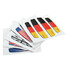 Flag Emblem Car Door Edge Germany Decal Guard USA 4pcs - 7