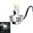 H4 Motorcycle Headlight Lamp 18W 6000K White Beam LED 1800LM Hi Lo - 1