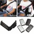 2Pcs Belt Stopper Black Sliver Safety Extender Car Auto Seat Adjustable Clips Comfort Locking - 1