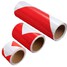 Warning Safety 20CM 5cm Red White Night Reflective Arrow 10cm Sticker Strips Traffic - 1