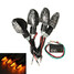 4pcs Motorcycle Indicator Turn Signal Amber Flasher Relay 10 LED - 1