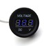 Motorcycle LED Digital Display Voltmeter DC Monitor - 6