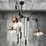 Painting Feature For Mini Style Metal Living Room Dining Room Chandelier Kids Room Study Room Country Vintage Bedroom - 1