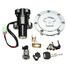 Seat Lock CBR600RR Fuel Gas Cap With Key Honda CBR1000RR Ignition Switch Kit - 1