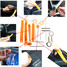 Car Radio Door Clip Panel Kit Set Plastic 12pcs Trim Dash Audio Removal Pry Tool - 11