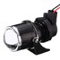 Pair Light Bracket Glass H3 55W 12V DRL Daytime Running Fog Projector Lens Car Bulb Amber LED - 8