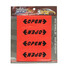 Reflective Decals Door Warning Auto Car 4pcs Sign Sticker Opening - 5