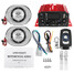 Speakers LCD Amplifier 4CH MP3 Player FM Motorcycle 12V Stereo USB Aux Anti-Theft Alarm - 6