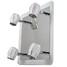 Chrome Ac100-240v Bathroom 12w Lights Led Modern - 3