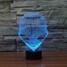 100 Led 3d Power Table Lamp Shape Night Light Unique - 1