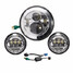 Auxiliary LED Lights Passing 2Pcs 7Inch 4.5inch Harley-Davidson Headlight With - 1