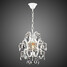 Chandelier Iron Painting Crystal Clear Lighting Lamp Modern - 2