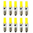 1led 220v E14 Warm White Cob Decorative 6w - 1