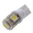 White 5 x T10 194 168 LED Car Light Bulb 5-SMD - 1