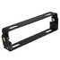 Frame Holder Adjustable Motorcycle License Plate Metal Black - 1