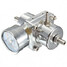Universal Silver Adjustable Gauge Pressure Regulator Steel - 4