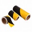 Black Tape Sticker Night Reflective Warning Safety 20CM Traffic 5cm Yellow Strip 10cm - 1