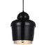 Pendant Lamp Carbon Metal Golden Steel Chandelier Light Black - 2