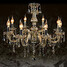 Lights Living Room 110v Crystal Cognac Color Chandelier Luxury K9 - 1