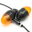 Metal Universal Indicator Light Amber Turn Signal Blinker Lamp Pair 12V Motorcycle - 3