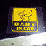 Baby on Board Reflective Car Stickers Auto Truck Vehicle Motorcycle Decal - 2