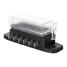 12V Circuit Blade Fuse Box Block Holder Auto Car Truck Automotive 6 Way - 1