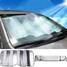 Visor Cover Block Windshield Foldable Car Aluminum Front Window Sun Shade - 3