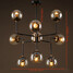 Personality Ball Round Glass Art Chandelier Beanstalk - 4