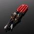 Red Universal Motorcycle Turn Signal Indicators Amber Light Lamp 4pcs - 8