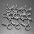 Fuel Line Hose Tubing Spring 10mm 50pcs Clips Clamps Motorcycle ATV Scooter - 1