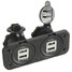 Double 5V 1A Socket Splitter Phone MP3 Power Charger Adapter GPS 2.1A 4 USB - 2
