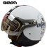 Half Face Helmet Motorcycle Air Force Pilot Harley BEON Jet - 4