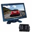 Inch TFT LCD Monitor 10m Cable Waterproof Camera Lorry Video Bus Night Vision Rear View - 1