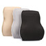 Cushion Lumbar Back Pillow Car Seat Pad Universal Waist Silk Support Memory Foam - 1