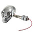 Skeleton Head Universal Motorcycle Turn Light Indicators Lights - 4