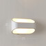 Contemporary Led Integrated Metal Flush Mount Wall Lights Led Bulb Included Modern - 5