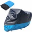 Scooter Rain Dust Cover Motorcycle Waterproof M-XL Blue Black - 1